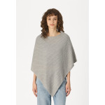 Пончо VICILLO O-NECK PONCHO VILA, цвет Mottled Light Grey - фото 4