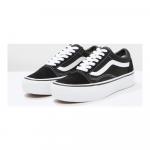 Vans black old skool sales platform