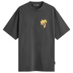 Футболка Palm Angels Burning Palm T-Shirt, черный - фото