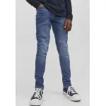 Джинсы скинни для подростков Jack & Jones "JJILIAM JJORIGINAL MF 070 NOOS JNR" Jack & Jones Junior, синий - фото