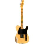 Электрогитара Fender Custom Shop ограниченной серии Telecaster Heavy Relic 1951 года, Aged Nocaster Blonde - фото 3