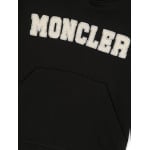 Moncler Enfant logo-print cotton sweatshirt dress, черный - фото 3