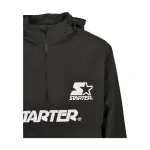 Ветровка Starter Black Label "Start Black Label Men's Starter The Classic Logo Windbreaker" (1 шт.), с капюшоном, черный - фото 5