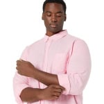 Рубашка Johnny Bigg Big & Tall Serge Melange Linen Shirt, розовый - фото 2