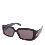 Солнцезащитные очки gg1403s black-black-grey Gucci, черный - фото