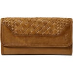 Кошелек Frye Melissa Basket Woven Wallet, цвет Amber - фото