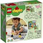 Пластиковый конструктор Duplo train tracks 10882 дополнительный развивающий набор игрушек совместимый с наборами duplo для детей от 2 лет и старше (23 предмета) Lego - фото 4