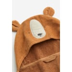 Банное полотенце H&M Home With Hood Bear, темно-бежевый - фото 2