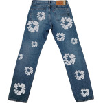 Джинсы Levi's x Denim Tears The Cotton Wreath Jean 'Vintage Wash', синий - фото 2