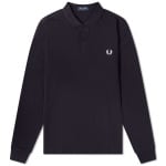 Футболка Fred Perry Authentic Long Sleeve Plain Polo - фото