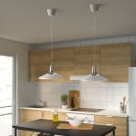 Подвесной светильник Ikea Fyrtiofyra Chrome Effect 38 см, белый - фото 4