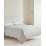 Простыня Zara Home Cotton Percale Fitted Sheet 40 см, серый - фото 3