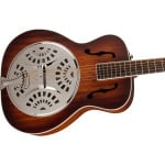 Fender 097-0392-337 Paramount Resonator w/Electronics, Round-Neck Style, Walnut FB, Aged Cognac Burst Fender 097-0392-337 Resonator w/ Electronics, Round-Neck Style, Walnut FB, - фото 3