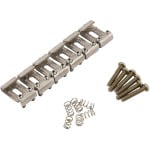 099-7203-000 Комплект бриджа для гитары Fender Road Worn Nickel Strat 099-7203-000   Fender Road Worn Nickel Strat Guitar Bridge Section Kit - фото