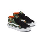 Детские кроссовки для скейтбординга Vans SK8 PS, Black/Green - фото 3