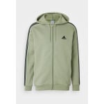 Толстовка на молнии ESSENTIALS 3 STRIPES FULL ZIP adidas Sportswear, зеленый - фото 6