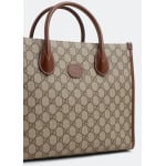 Сумка-тоут GUCCI GG small tote bag, бежевый - фото 4