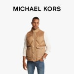 Жилет мужской Michael Kors хлопковый, бежевый - фото 2