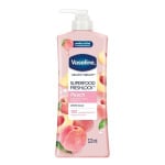 Vaseline Healthy Bright Superfood Freshlock Персик 320 мл. เซรั่มวิตามิน,  Peach - фото