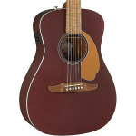 Акустическая гитара Fender California Malibu Player Acoustic-Electric Guitar Burgundy Satin - фото 3