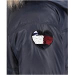 Пуховик Tommy Hilfiger Longline Puffer w/ Sequin Patch, цвет Navy Blazer - фото 4