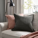 Чехол на подушку, антрацит, 50х50 см, KLOTSTARR IKEA - фото 2