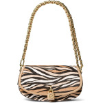 Сумка Michael Kors Mila Small East/West Chain Sling Messenger, цвет Camel Multi - фото 4