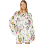 Комбинезон Ted Baker Ruffle Playsuit with Blouson Sleeves, белый - фото