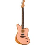 Акустическая гитара Fender Acoustasonic Player Jazzmaster Acoustic Electric Guitar. Rosewood Fingerboard, Shell Pink - фото 4