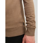 Свитер Jack & Jones Emil Knit Rollneck, коричневый - фото 4