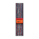 Ремешок Apple Nike Sport Loop, 46 мм, Blue/Red - фото