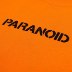 Футболка Anti Social Social Club x Undefeated Paranoid Logo T-Shirt 'Orange', оранжевый - фото 3