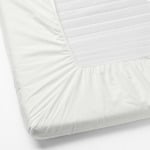 Простыня Ikea Ullvide Shaped Fitted For Replacement Mattress, 160x200 см, белый - фото 4