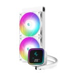 Система водяного охлаждения DeepCool LS520 SE DIGITAL WH, белый - фото