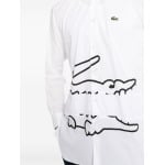 Comme Des Garçons Shirt рубашка из коллаборации с Lacoste, белый - фото 5