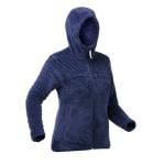 Толстовка для походов флисовая женская Quechua SH500 Ultra-Warm, синий - фото