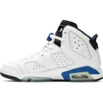 Кроссовки Air Jordan 6 Retro BG Sport Blue, белый - фото 3