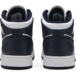 Кроссовки Air Jordan 1 Mid GS Obsidian, синий - фото 6