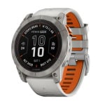 Умные часы Garmin Fenix 7X Pro Sapphire Solar Edition 51мм, 1.4", Wi-Fi, серый/оранжевый - фото 2