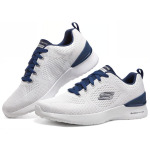 Кроссовки Skechers Skech-Air Dynamight Lifestyle Shoes Men Low-top White/Navy Blue, белый/темно-синий - фото 5