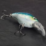 Воблер Crankbait Deep Diving WXM CRKDD 40 F зеленая спинка CAPERLAN, зеленый белый - фото 3