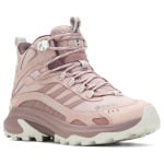 Походная обувь Merrell Moab Speed 2 Mid GTX, цвет Adobe Rose - фото