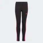 Леггинсы adidas Sportswear «ESSENTIALS 3-STRIPES COTTON», (1 шт.), цвет Black / Semi Lucid Fuchsia - фото 6