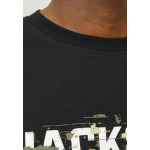 Футболка с принтом LOGO RUNDHALS  Jack & Jones, черный - фото 4