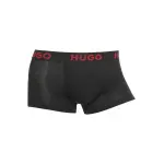 HUGO Underwear Трусы "TRUNK TRIPLET NEBULA" (3 шт., в упаковке 3 шт.), с эластичным поясом с логотипом, черный - фото 3