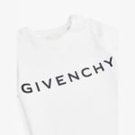 Футболка Brand-Print, классического кроя, из хлопкового джерси, 6 месяцев - 3 года Givenchy, белый - фото 2