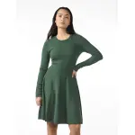 Мини-платье Y.A.S "YASBECCO LS KNIT DRESS S. NOOS", цвет Sycamore - фото