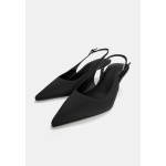 Туфли HEELED SLINGBACK PULL&BEAR, черный - фото 4