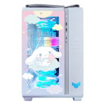 Корпус ASUS TUF GT502 Custom Cinnamoroll, Mid Tower, белый/рисунок - фото 4