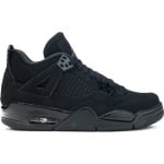 Кроссовки Air Jordan 4 Retro GS Black Cat 2020, черный - фото